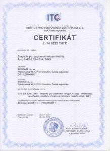 certifikát ITC stupadla